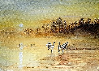 北海道の絵になる風景を描いた ますだふみおの水彩画作品集